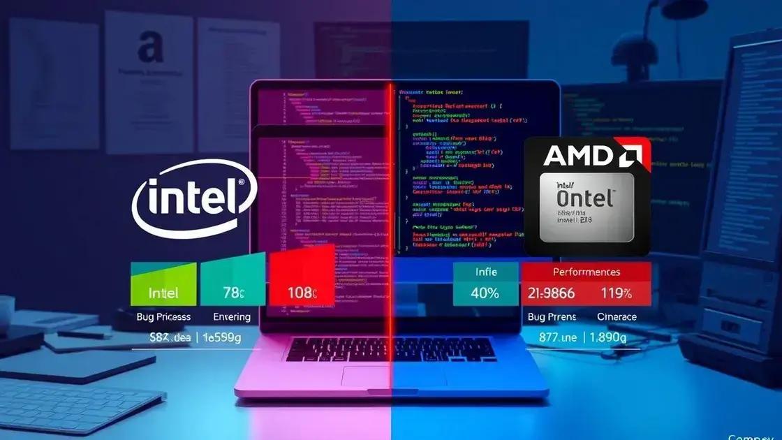 Comparing performance: Intel vs. AMD processors