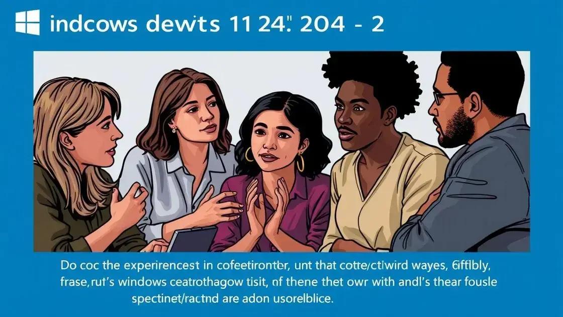 User experiences and challenges